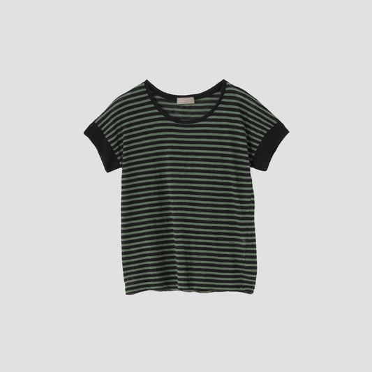 LINEN STRIPE JERSEY