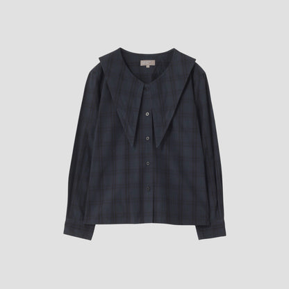 TARTAN POPLIN COTTON SHIRT