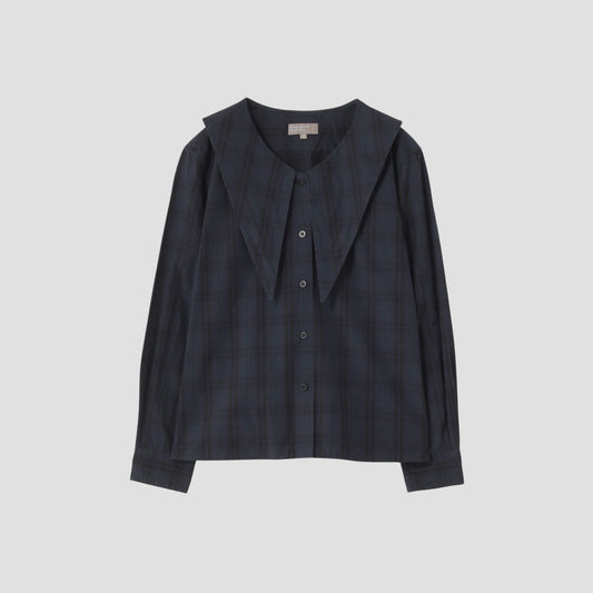 TARTAN POPLIN COTTON SHIRT