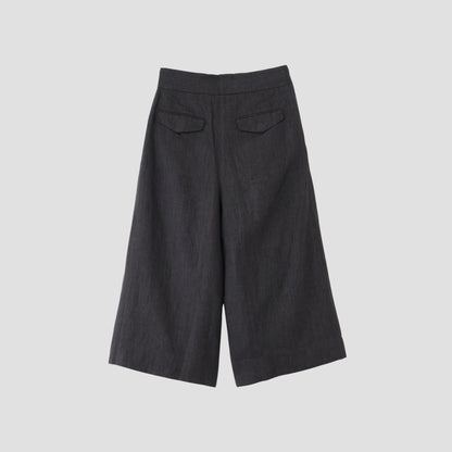 LINEN MELANGE TROUSERS