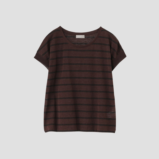 STRIPE LINEN JERSEY