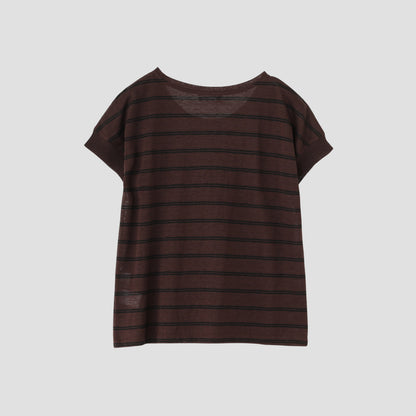 STRIPE LINEN JERSEY