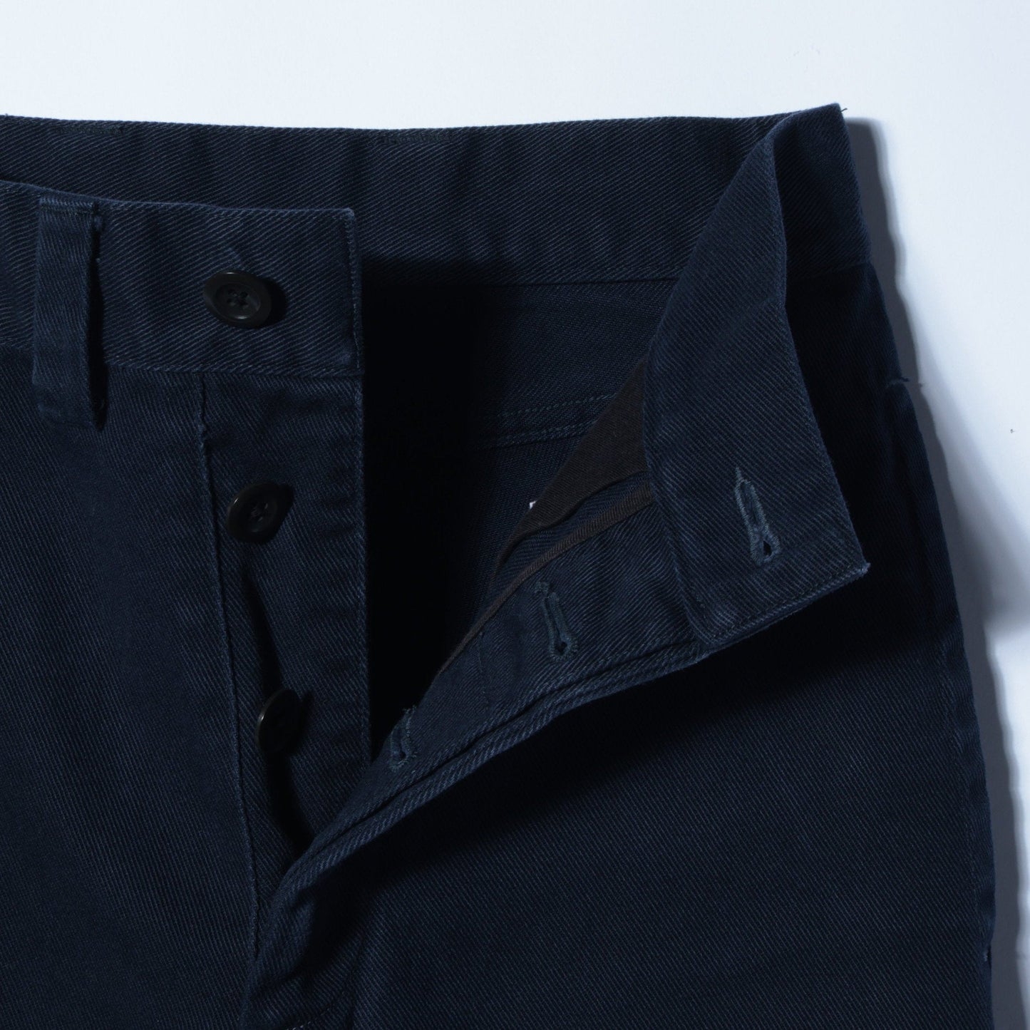 RAISED COTTON DRILL TROUSERS