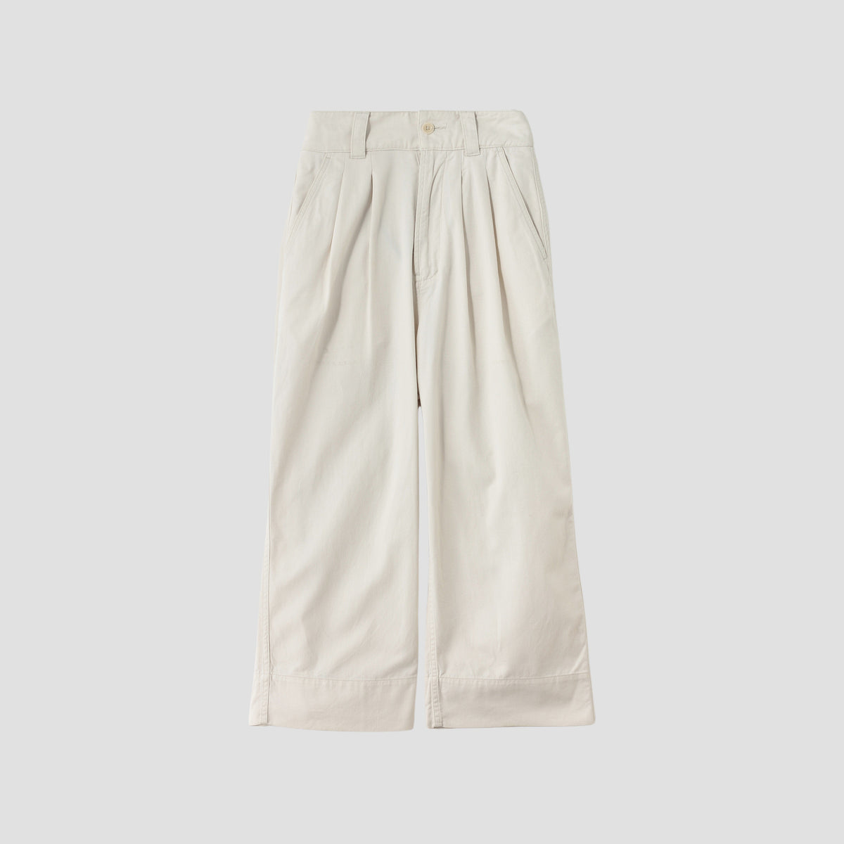 LIGHT ORGANIC COTTON DRILL TROUSERS
