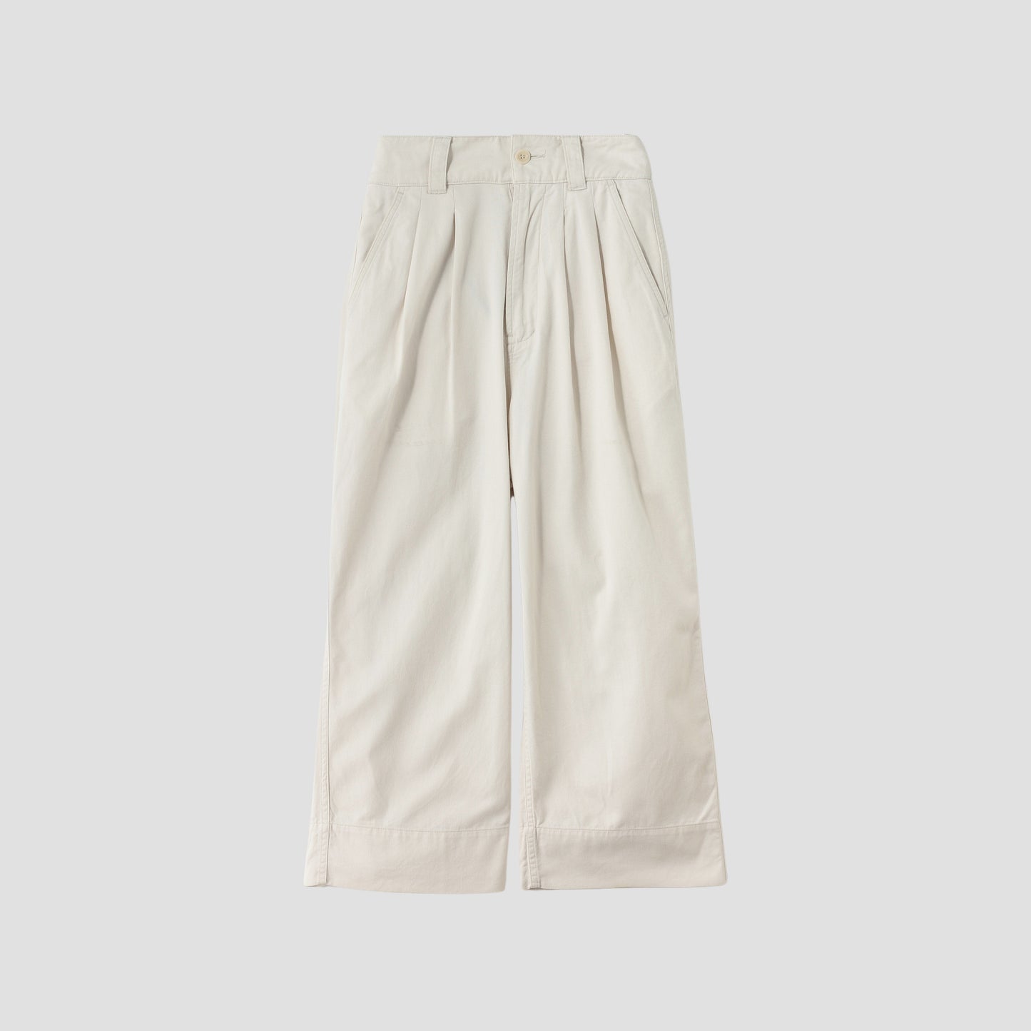 LIGHT ORGANIC COTTON DRILL TROUSERS