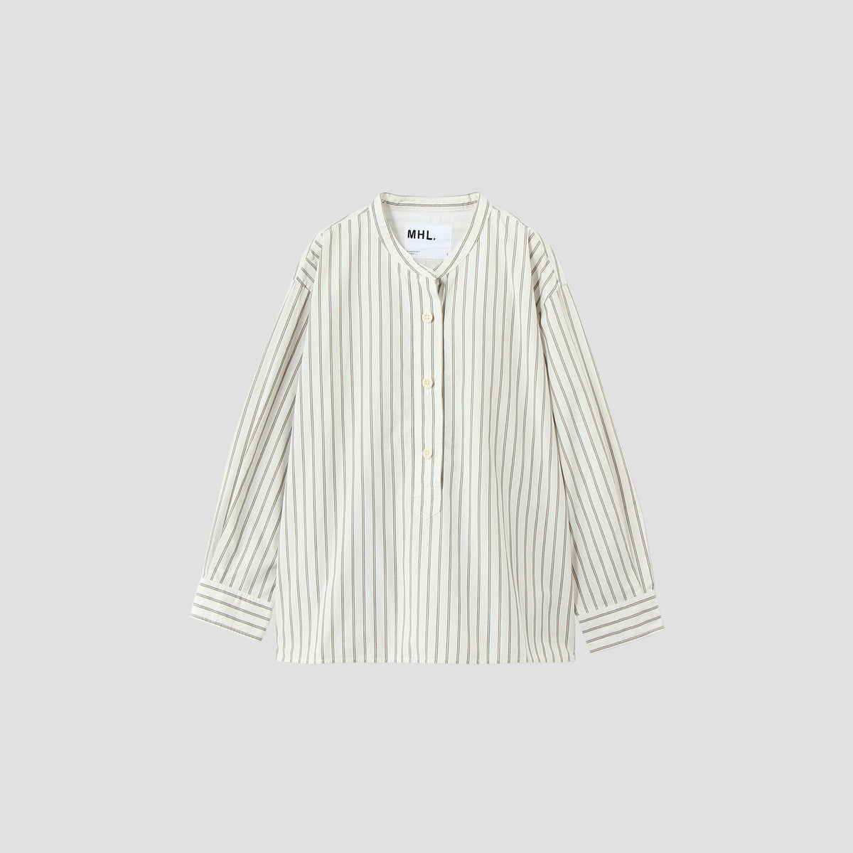 OUTLINE COTTON STRIPE SHIRT