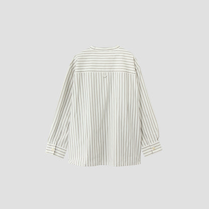 OUTLINE COTTON STRIPE SHIRT