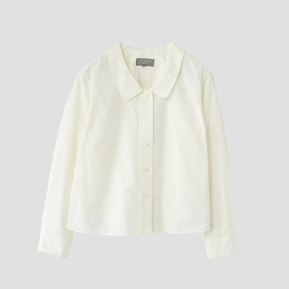 COTTON WOOL POPLIN SHIRT