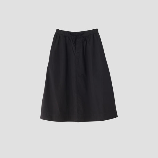 COTTON RAMIE TOUGH POPLIN SKIRT