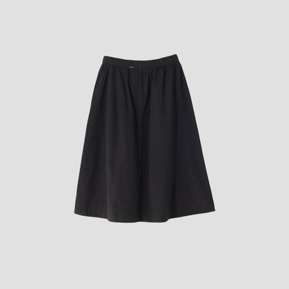 COTTON RAMIE TOUGH POPLIN SKIRT