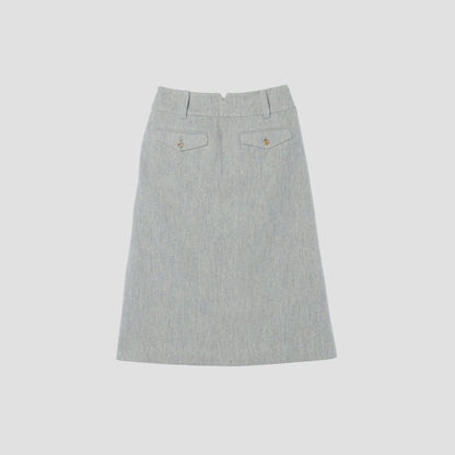 LIGHT BRITISH WOOL SKIRT