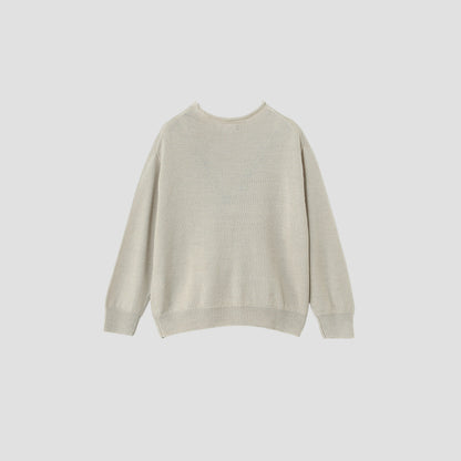 WOOL LINEN JUMPER KNIT