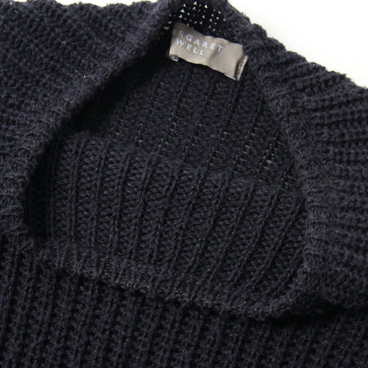 LINEN COTTON RIB JUMPER KNIT