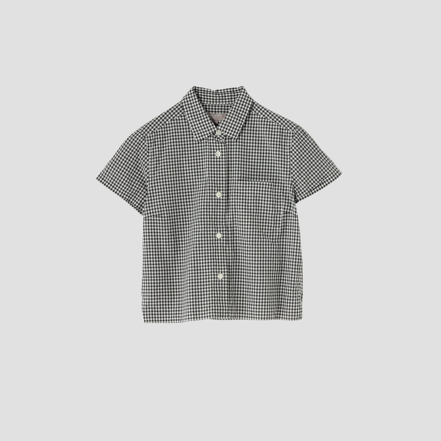 DRY GINGHAMCHECK COTTON SHIRT