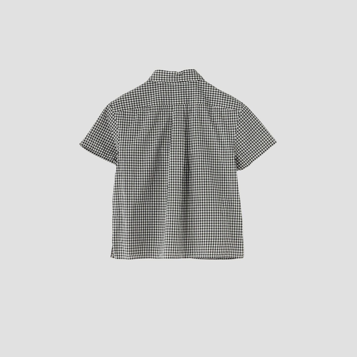 DRY GINGHAMCHECK COTTON SHIRT