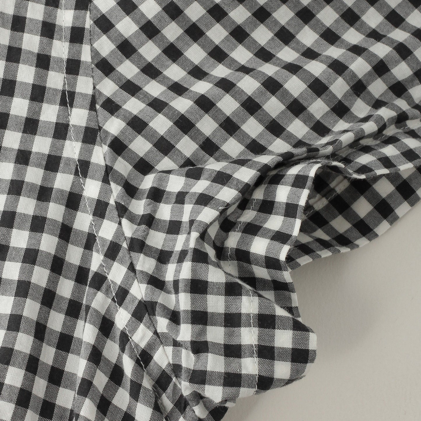DRY GINGHAMCHECK COTTON SHIRT