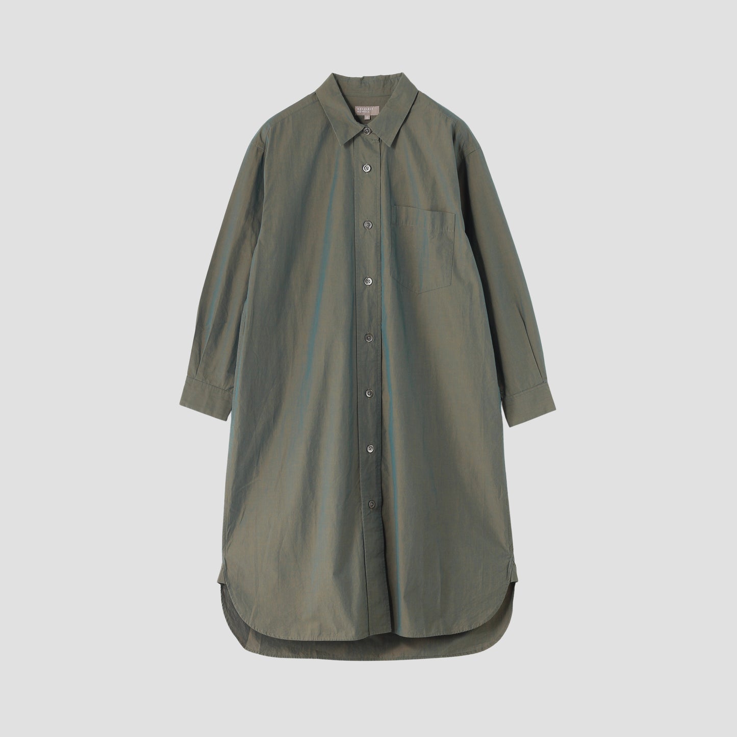 YARN DYED COTTON POPLIN DRESS