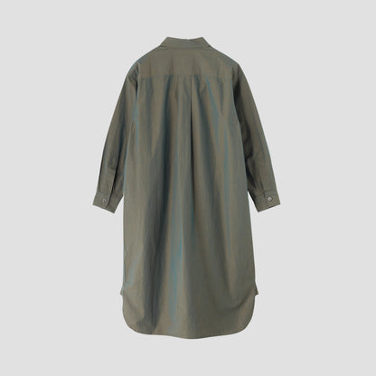 YARN DYED COTTON POPLIN DRESS