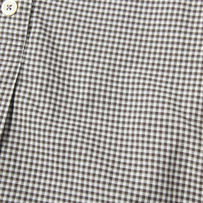 COTTON LINEN CHECK SHIRT