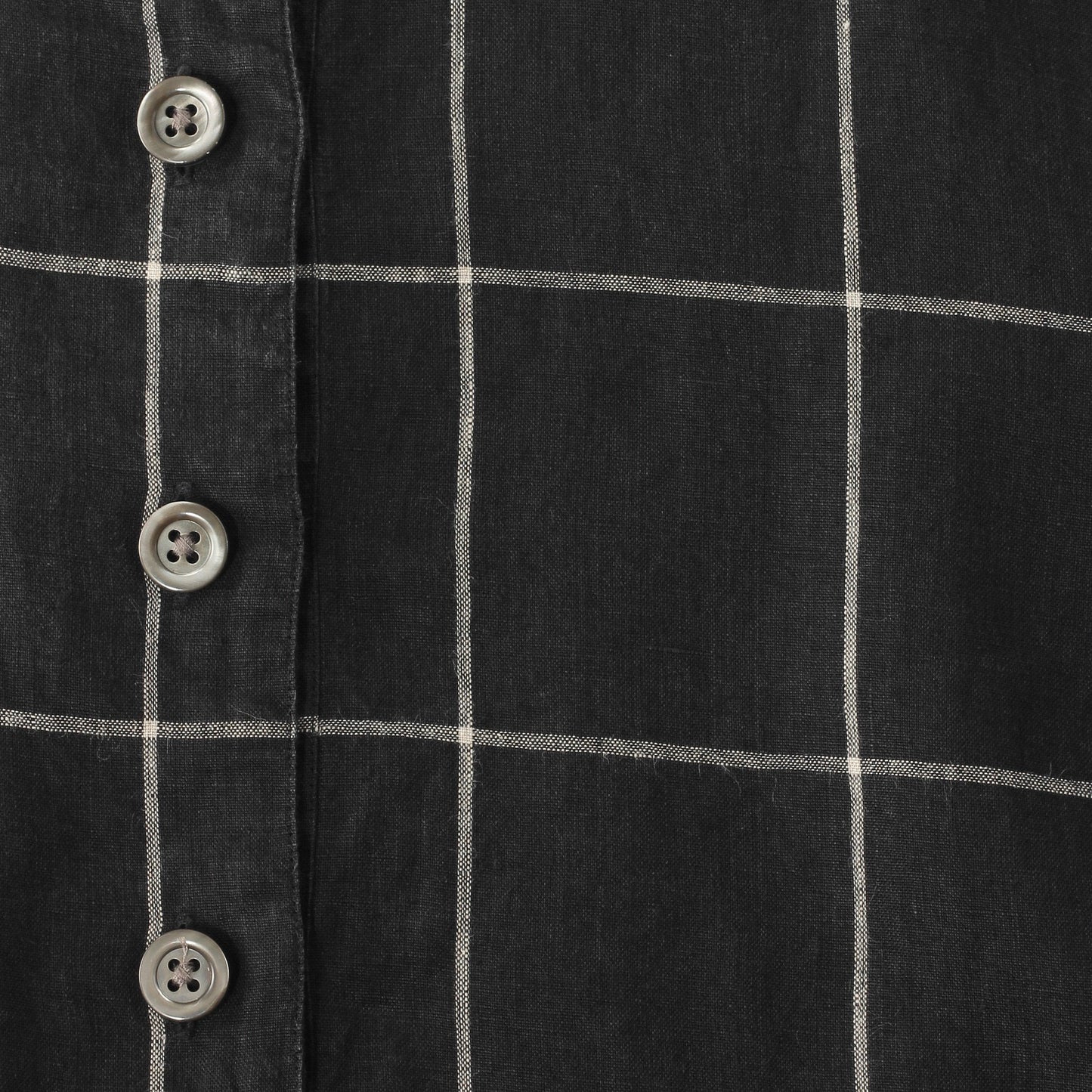 OVERSIZE CHECK LINEN SHIRT