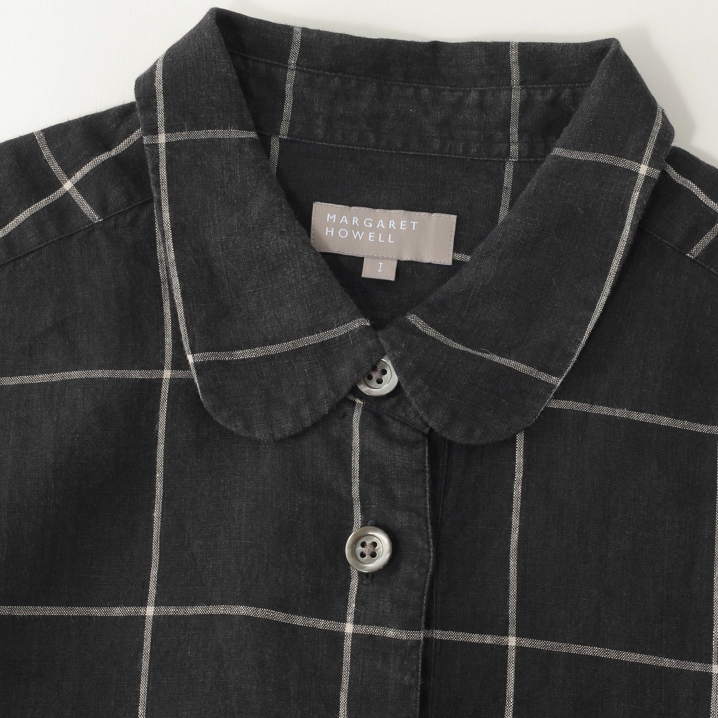 OVERSIZE CHECK LINEN SHIRT