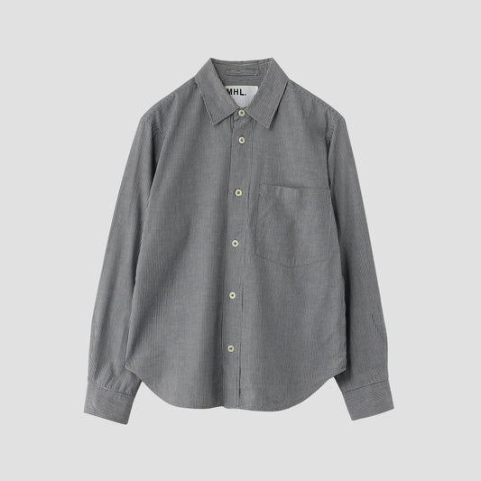 SEERSUCKER COTTON WOOL SHIRT