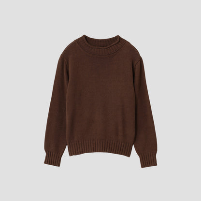 LINEN COTTON SILK JUMPER KNIT