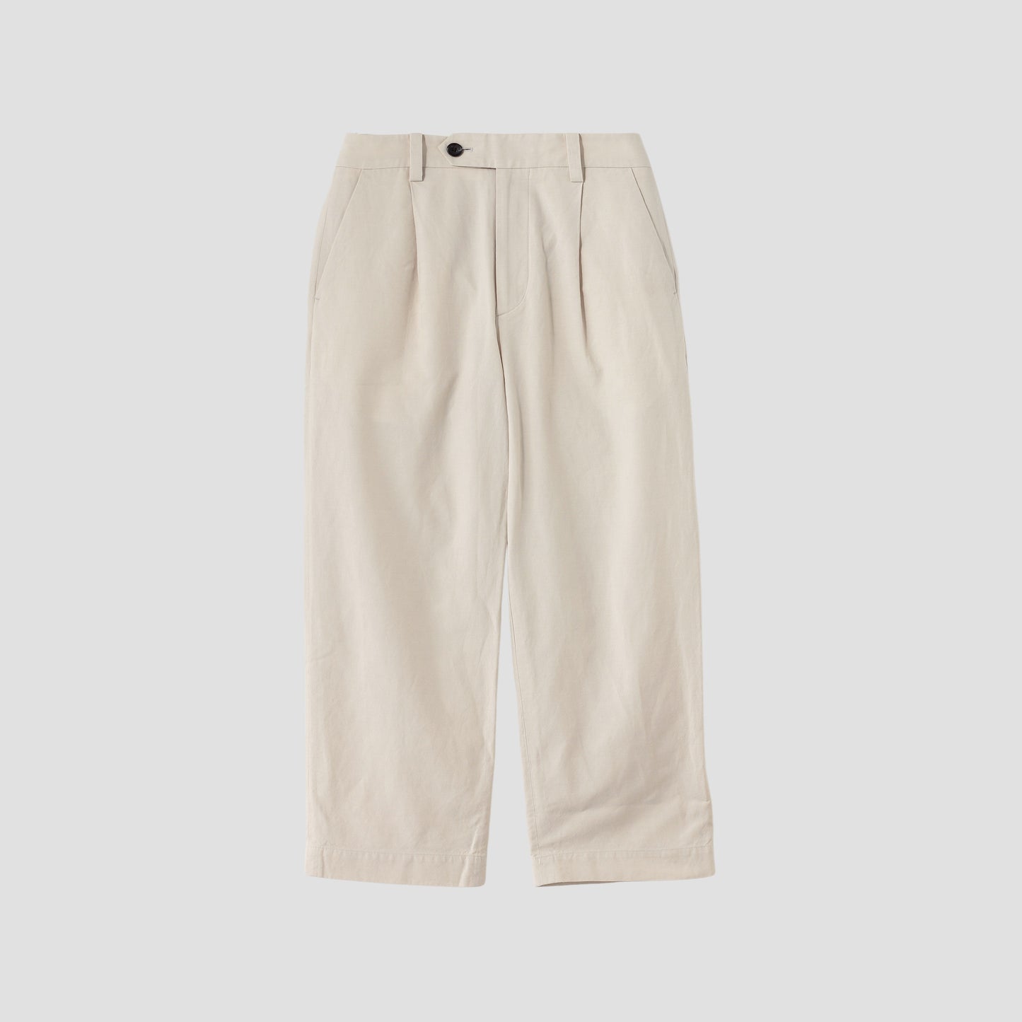 COTTON LINEN SILK TROUSERS