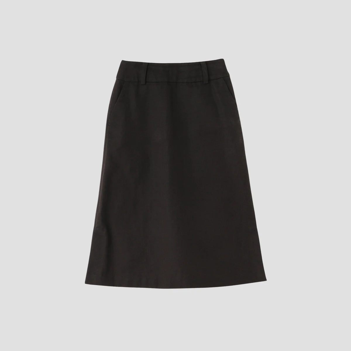 LINEN TWILL SKIRT