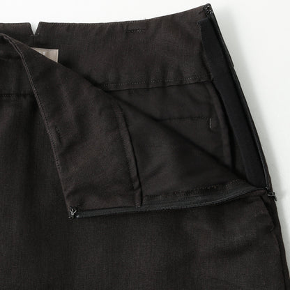LINEN TWILL SKIRT