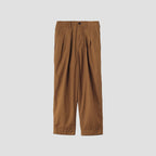CRISP COTTON TWILL TROUSERS