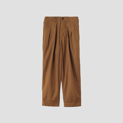 CRISP COTTON TWILL TROUSERS