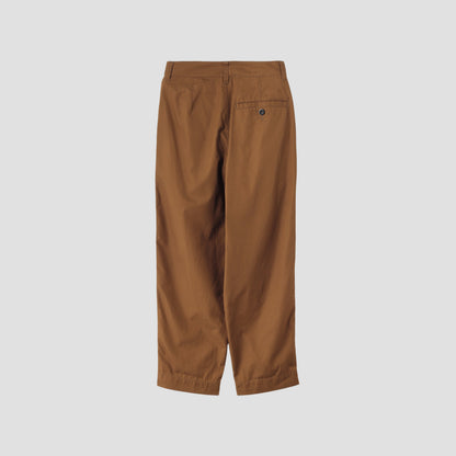 CRISP COTTON TWILL TROUSERS