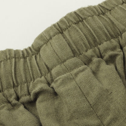 HIGHDENSE PLAINWEAVE LINEN TROUSERS