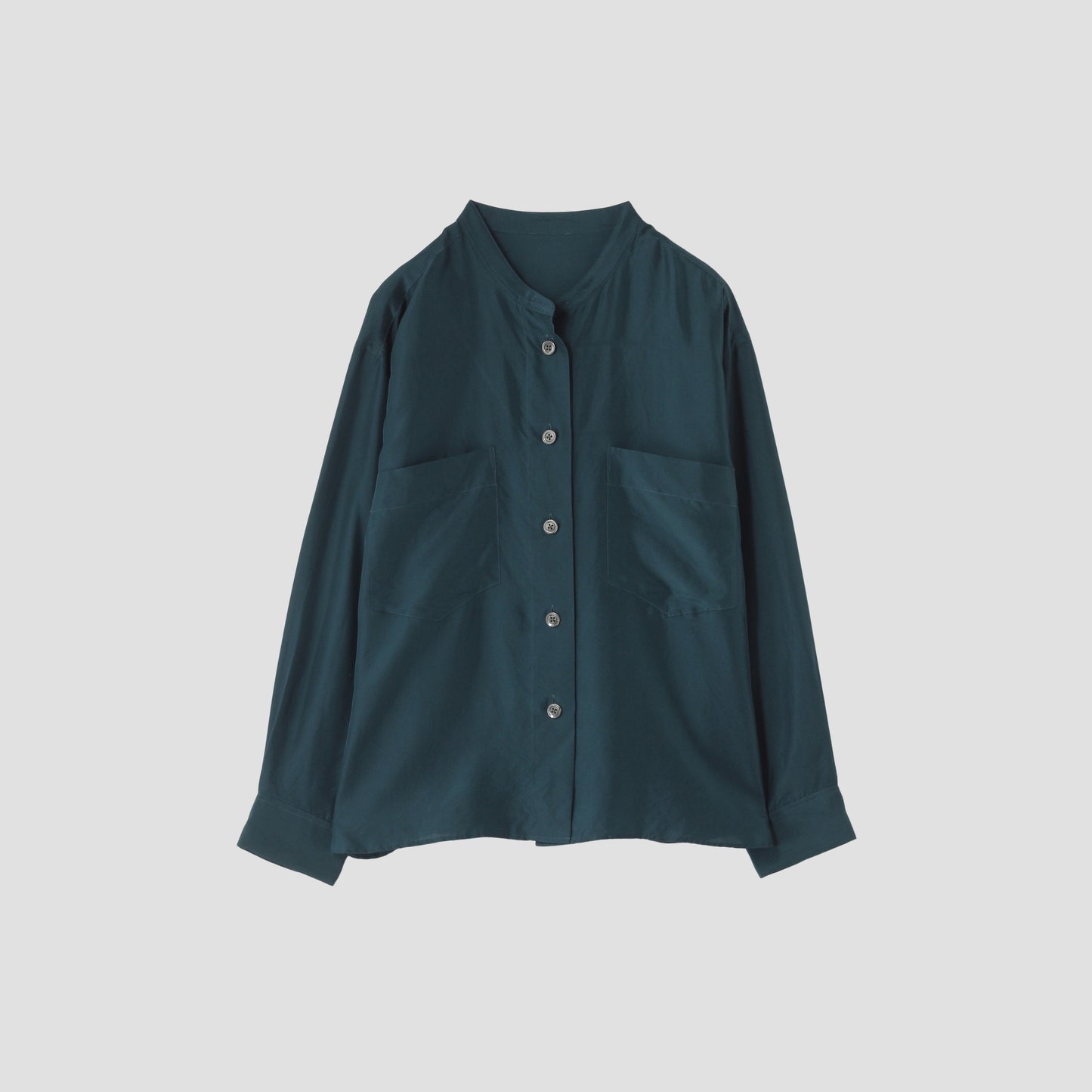 FINE SILK POPLIN SHIRT