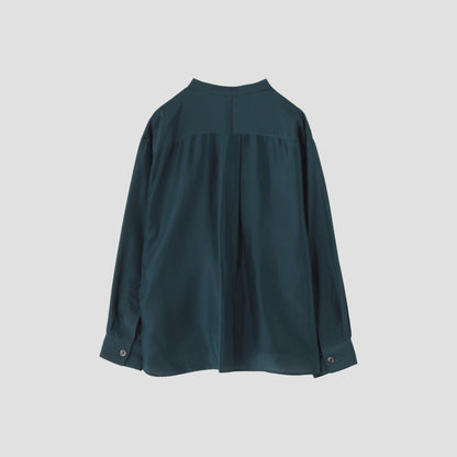 FINE SILK POPLIN SHIRT