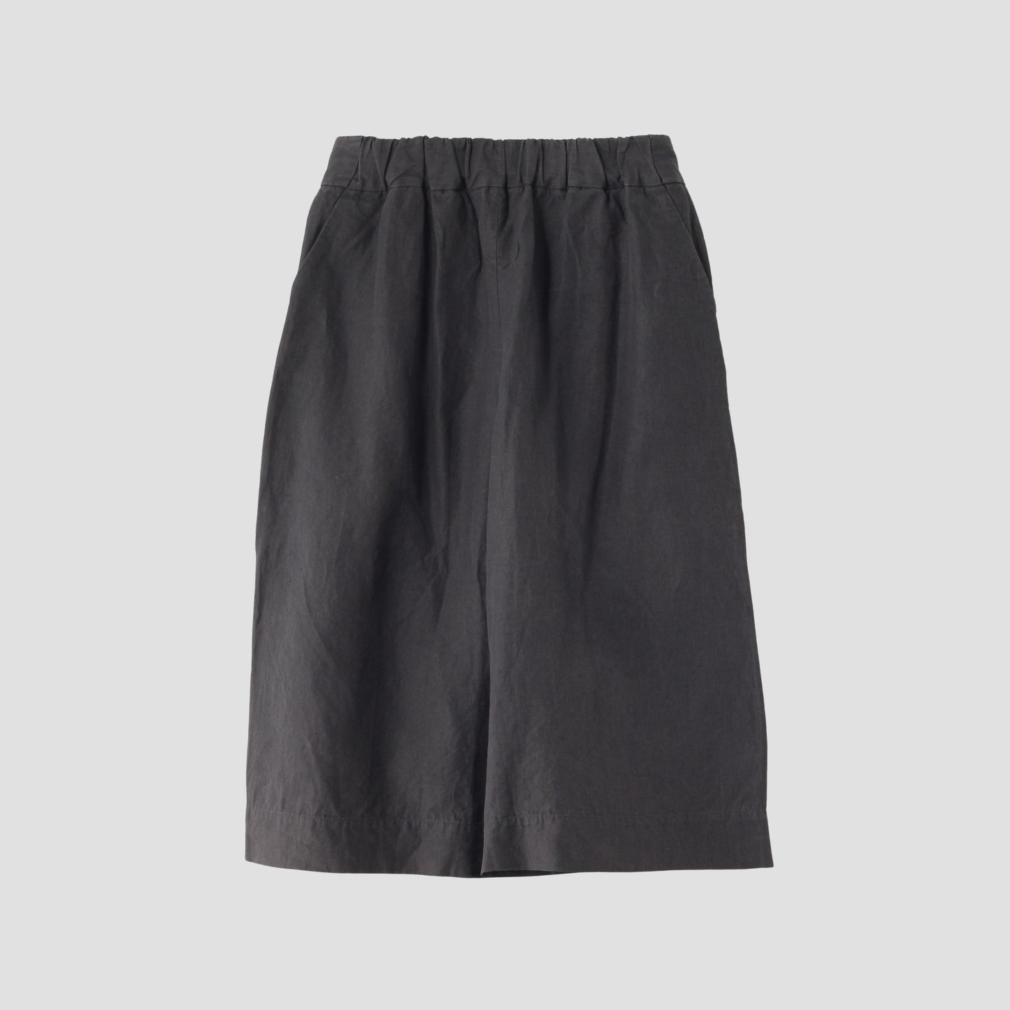COATED LINEN PLAINWEAVE TROUSERS