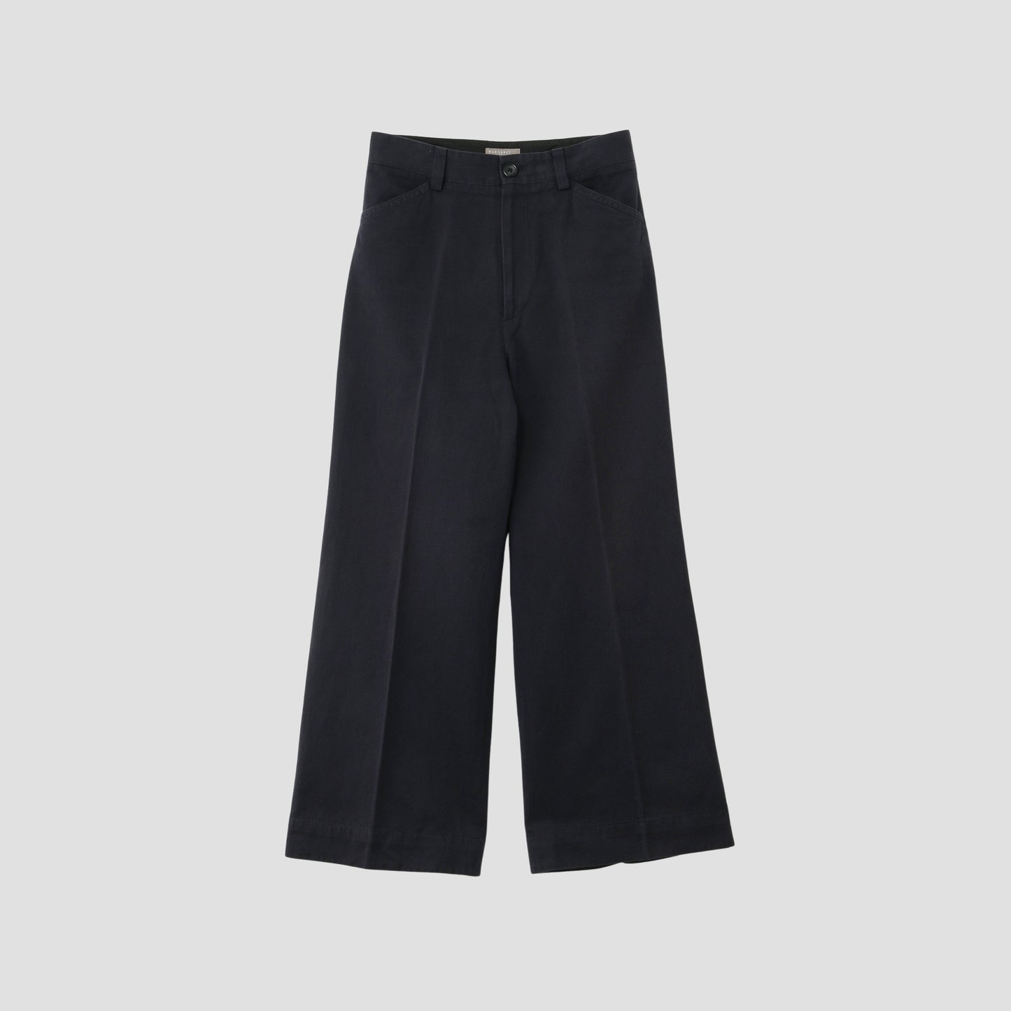 COTTON LINEN TWILL TROUSERS