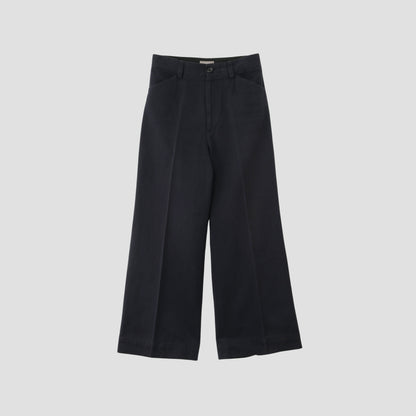 COTTON LINEN TWILL TROUSERS
