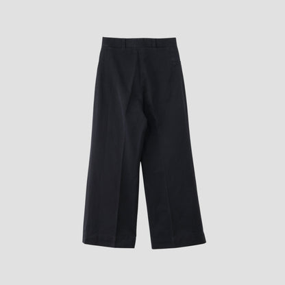 COTTON LINEN TWILL TROUSERS