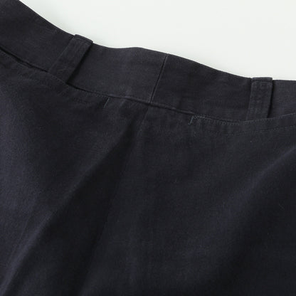 COTTON LINEN TWILL TROUSERS