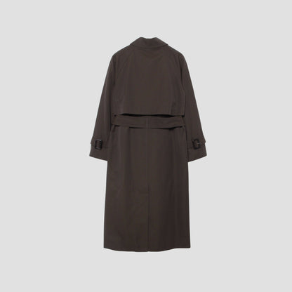 WOOL COTTON GABARDINE COAT