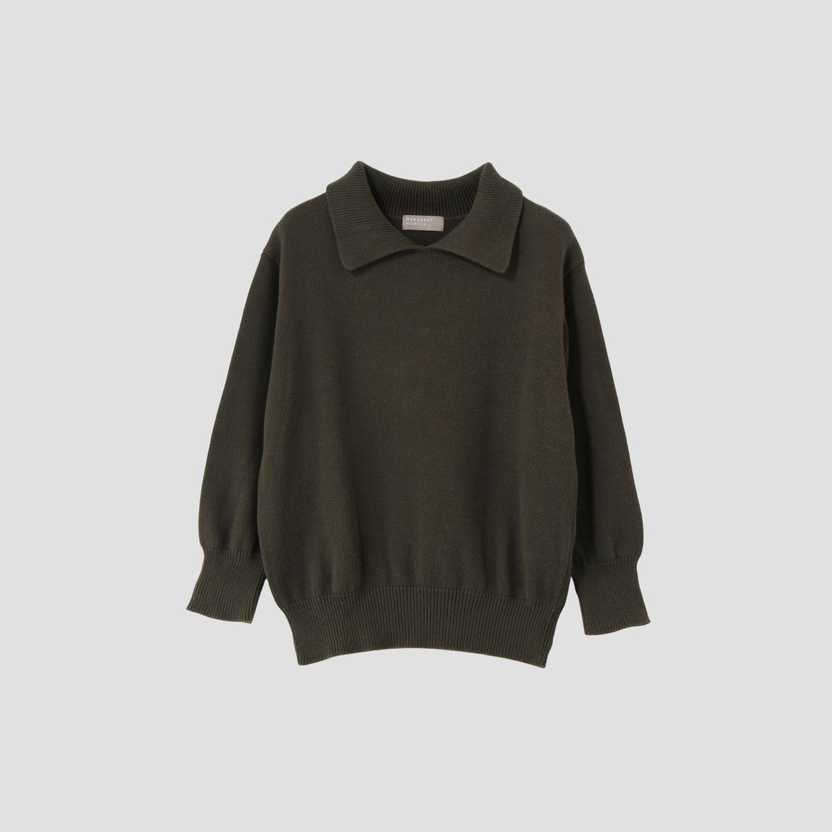 COTTON POLO JUMPER KNIT