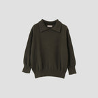 COTTON POLO JUMPER KNIT