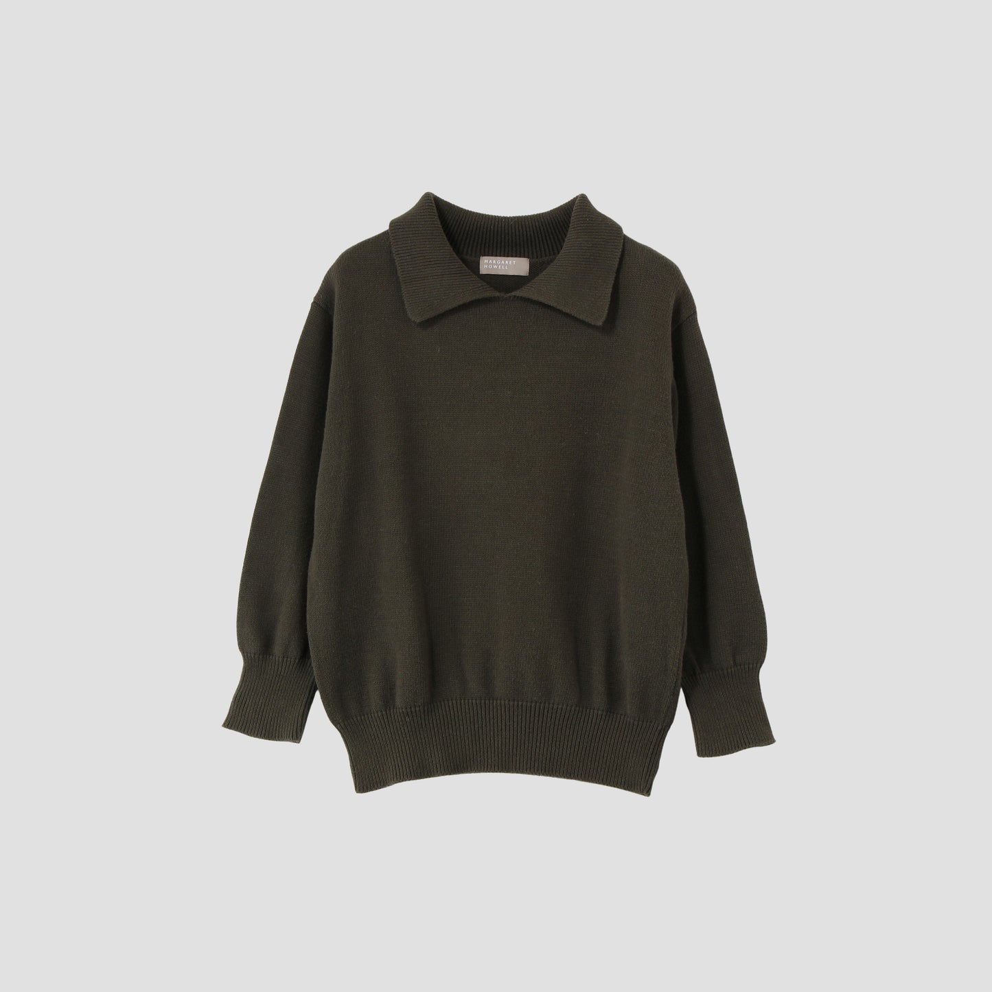COTTON POLO JUMPER KNIT