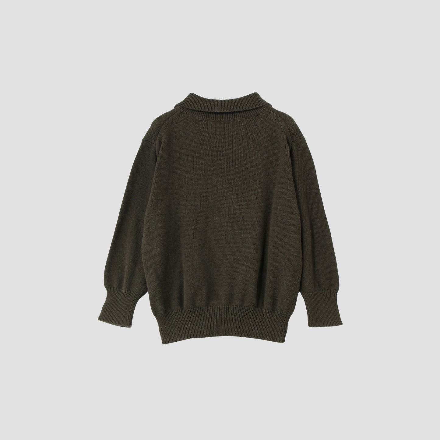 COTTON POLO JUMPER KNIT