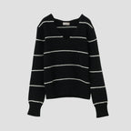 STRIPE WOOL JUMPER KNIT