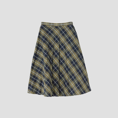 WINDOWPANE CHECK SKIRT