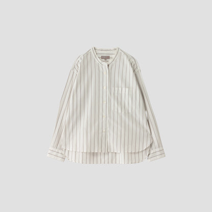 SUPERFINE COTTON STRIPE SHIRT