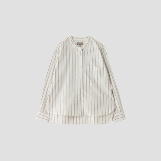 SUPERFINE COTTON STRIPE SHIRT